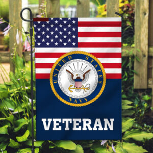 Premium US Navy Veteran Flag VPVC111902, Custom Name, Rank, Year, Gift For Navy Veteran, American Flag, Patriotic Flag, Garden Flag, House Flag, Gifts On Father's Day, Independence Day, Veterans Day. 2 1743146369511.jpg