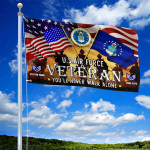 Premium Custom USAF Grommet Flag, Gift For Air Force Veteran VPVC106604, Gifts For Dad, For Husband, Best Gifts On Father's Day, Independence Day, Veterans Day. 1 1741234982931.jpg