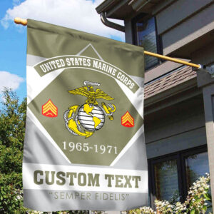 Premium Custom USMC Veteran Flag VPVC110911, Gift For Marine Veteran, American Flag, Patriotic Flag, Garden Flag, House Flag, Gifts On Father’s Day, Independence Day, Veterans Day.