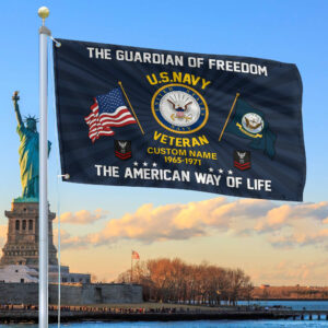 US Navy Custom Grommet Flag VPVC108302, Gifts For Navy Veteran, Best Gifts On Father’s Day, Armed Forces Day, Independence Day, Veterans Day.