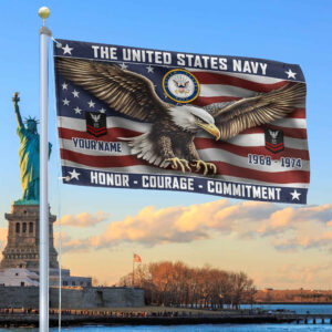 US Navy Custom Grommet Flag VPVC105402, Gifts For Navy Veteran, Best Gifts On Father’s Day, Armed Forces Day, Independence Day, Veterans Day.