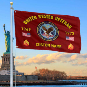 Premium Custom US Veteran Grommet Flag VPVC108607, Gifts For US Veteran, Best Gifts On Father’s Day, Armed Forces Day, Independence Day, Veterans Day.
