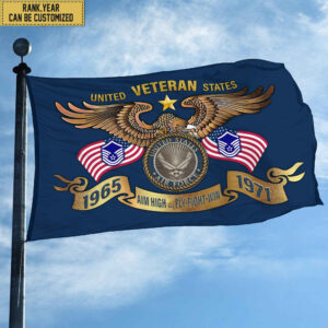 Custom USAF Veteran Grommet Flag, Gift For Air Force Veteran, Gift For Veterans Day, Memorial Day, Father's Day VPVC104504 2 1717044030626.jpg