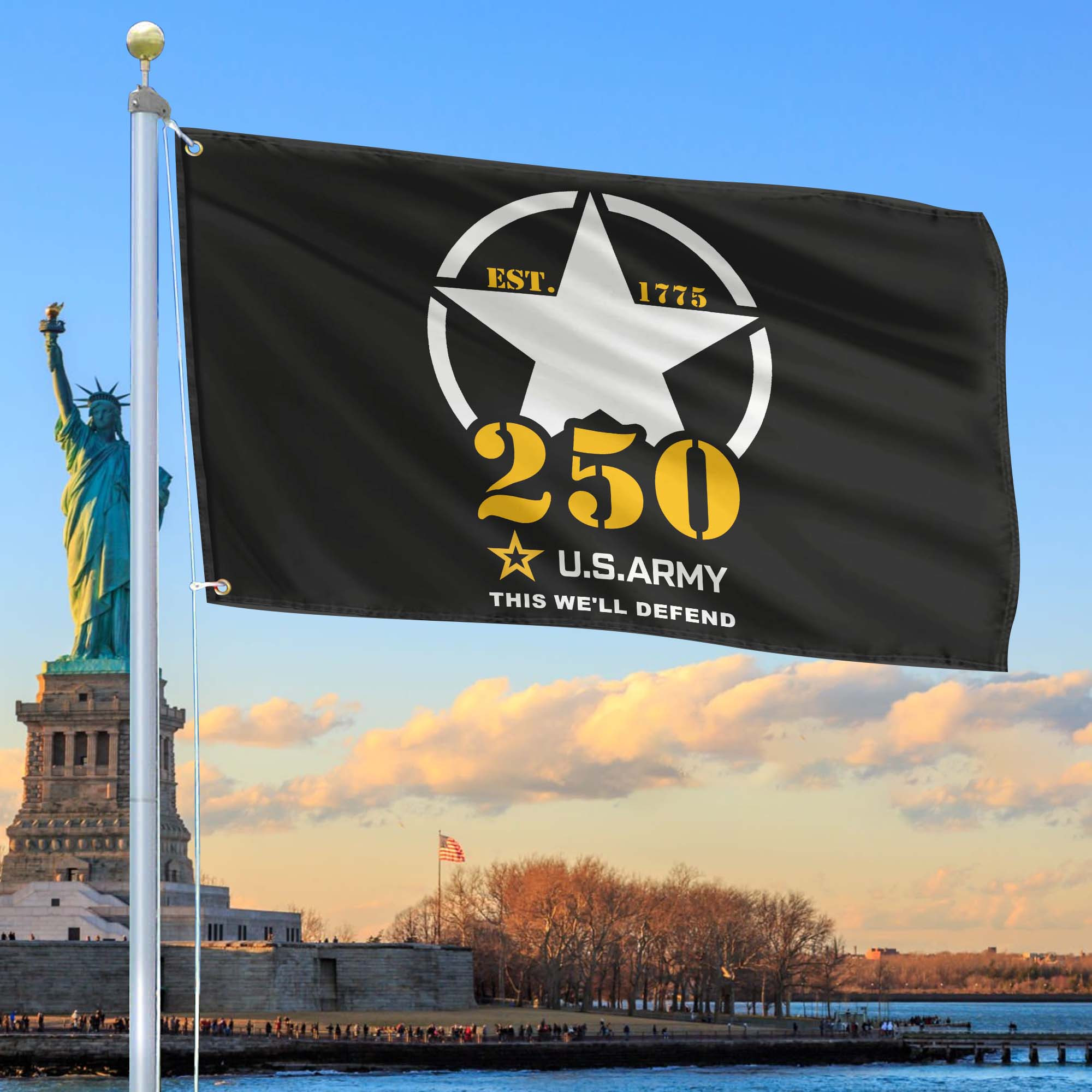 Premium 250th Anniversary Of The Army Grommet Flag VPVC120064, Gifts For Army Veteran, Best Gifts On Father’s Day, Veterans Day. Premium 250th Anniversary Of The Army Grommet Flag VPVC120064, Gifts For Army Veteran, Best Gifts On Father’s Day, Veterans Day.