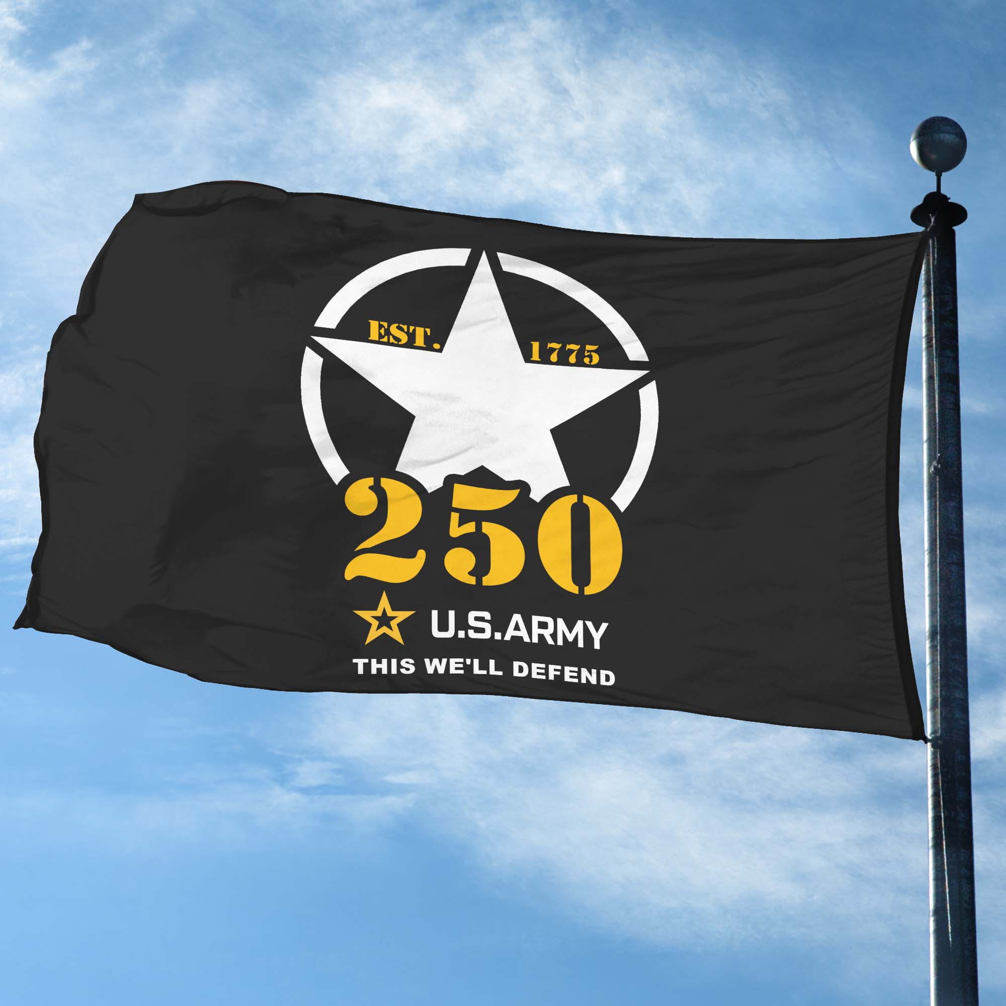 Premium 250th Anniversary Of The Army Grommet Flag VPVC120064, Gifts For Army Veteran, Best Gifts On Father’s Day, Veterans Day. Premium 250th Anniversary Of The Army Grommet Flag VPVC120064, Gifts For Army Veteran, Best Gifts On Father’s Day, Veterans Day.