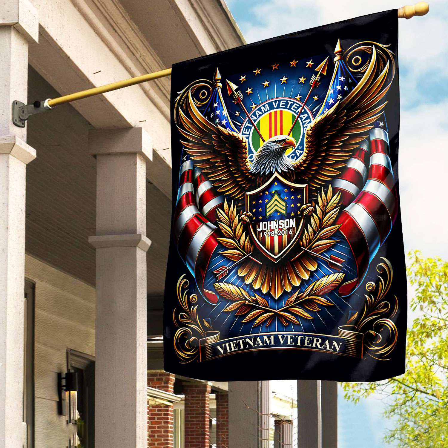 Vietnam Veteran Flag VPVC110406, Custom Name, Rank, Year, Gift For Vietnam Veteran, American Flag, Patriotic Flag, Garden Flag, House Flag, Best Gifts On Father’s Day, Independence Day, Veterans Day. Vietnam Veteran Flag VPVC110406, Custom Name, Rank, Year, Gift For Vietnam Veteran, American Flag, Patriotic Flag, Garden Flag, House Flag, Best Gifts On Father’s Day, Independence Day, Veterans Day.
