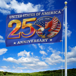 Premium America 250th Anniversary Grommet Flag VPVC120134, America 250th Flag, America 250th Birthday, Best Gifts On Independence Day, Veterans Day. 1 1774787912924.png