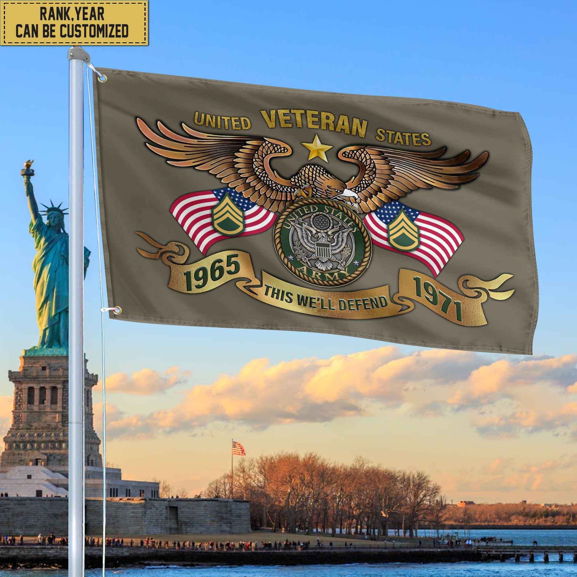 Custom US Army Veteran Grommet Flag, Gift For Army Veteran, Gift For Veterans Day, Memorial Day, Father’s Day VPVC104501 Custom US Army Veteran Grommet Flag, Gift For Army Veteran, Gift For Veterans Day, Memorial Day, Father’s Day VPVC104501