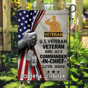 US Veteran Flag VPVC110507, Custom Name, Gift For US Veteran, American Flag, Patriotic Flag, Garden Flag, House Flag, Best Gifts On Father's Day, Independence Day, Veterans Day. 3 1742979357506.jpg