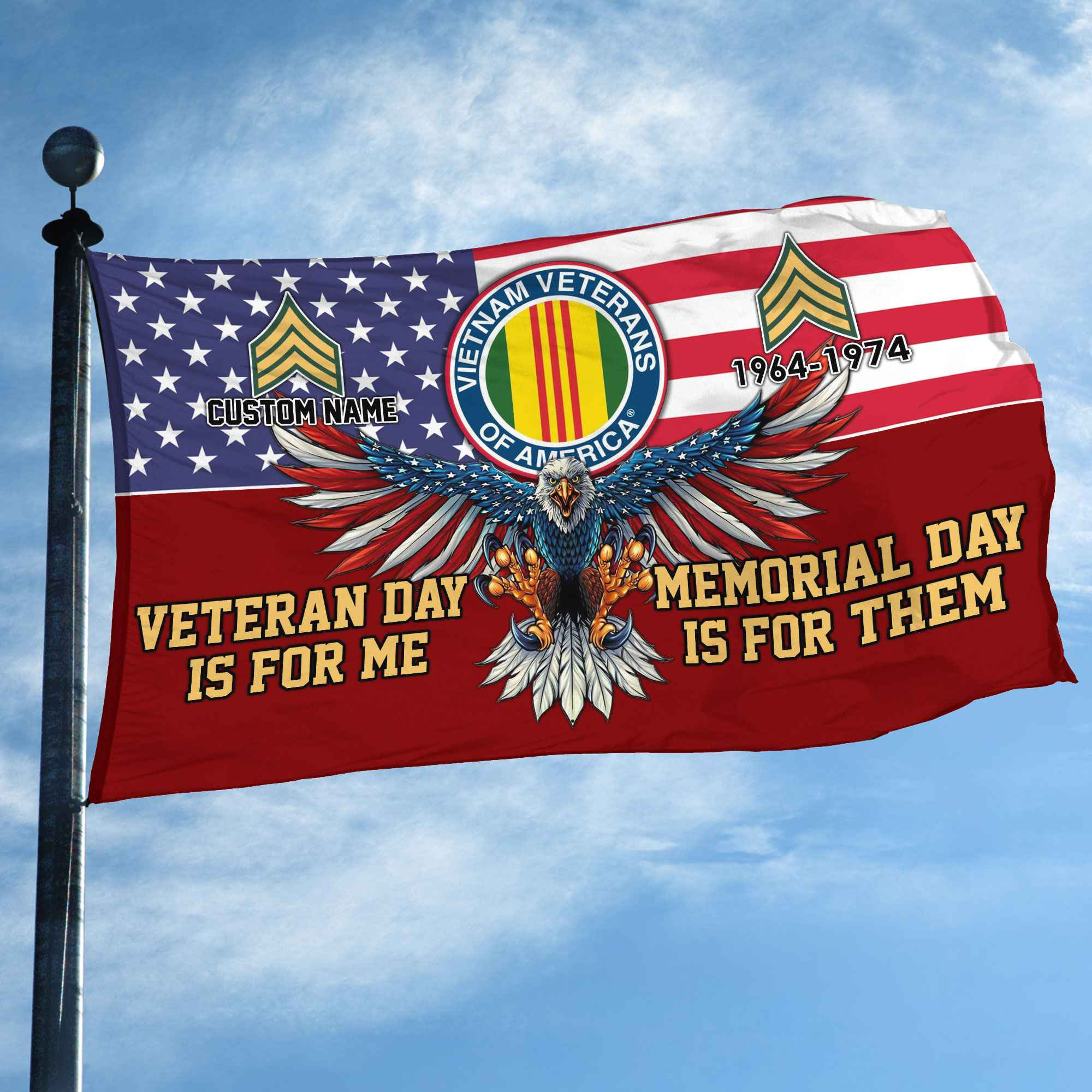 Vietnam Veteran Custom Grommet Flag VPVC106806, Gifts For Vietnam Veteran, Best Gifts On Father’s Day, Armed Forces Day, Independence Day, Veterans Day. Vietnam Veteran Custom Grommet Flag VPVC106806, Gifts For Vietnam Veteran, Best Gifts On Father’s Day, Armed Forces Day, Independence Day, Veterans Day.