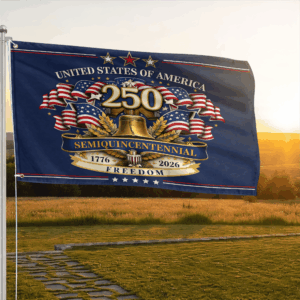 Premium America 250th Anniversary Grommet Flag VPVC120170, America 250th Flag, America 250th Birthday, Best Gifts On Independence Day, Veterans Day. 1 1775997840523.png