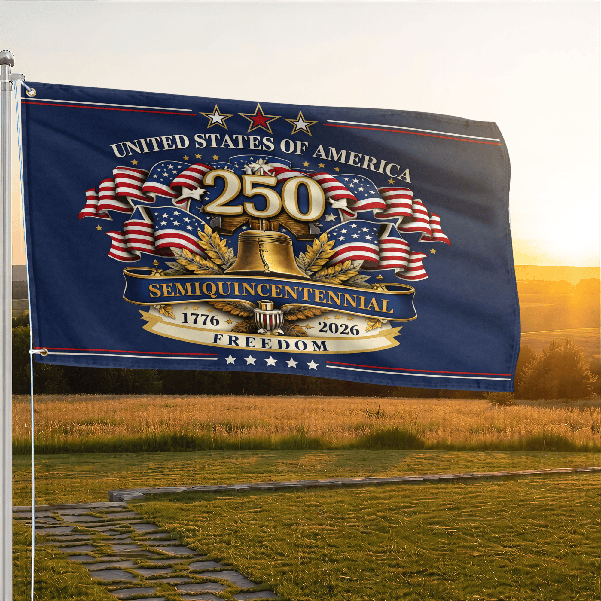 Premium America 250th Anniversary Grommet Flag VPVC120170, America 250th Flag, America 250th Birthday, Best Gifts On Independence Day, Veterans Day. Premium America 250th Anniversary Grommet Flag VPVC120170, America 250th Flag, America 250th Birthday, Best Gifts On Independence Day, Veterans Day.