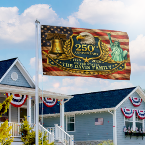 Premium Custom America 250th Anniversary Grommet Flag VPVC120166, America 250th Flag, America 250th Birthday, Best Gifts On Independence Day, Veterans Day. 2 1775997510077.png