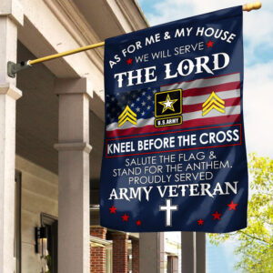 Premium Custom US Army Flag VPVC110001, Gift For Army Veteran, American Flag, Patriotic Flag, Garden Flag, House Flag, Best Gifts On Father’s Day, Independence Day, Veterans Day.