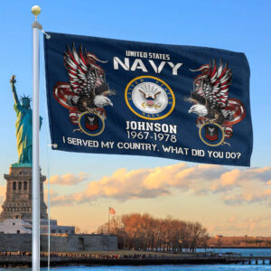 Premium Custom US Navy Grommet Flag VPVC108402, Gifts For Navy Veteran, Gifts For Dad, For Husband, Best Gifts On Father’s Day, Armed Forces Day, Independence Day, Veterans Day.