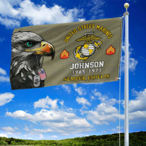 USMC Custom Grommet Flag VPVC108811, Gifts For Marine Veteran, Best Gifts On Father's Day, Armed Forces Day, Independence Day, Veterans Day. 1 1741667997354.jpg