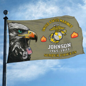 USMC Custom Grommet Flag VPVC108811, Gifts For Marine Veteran, Best Gifts On Father's Day, Armed Forces Day, Independence Day, Veterans Day. 2 1741667997364.jpg