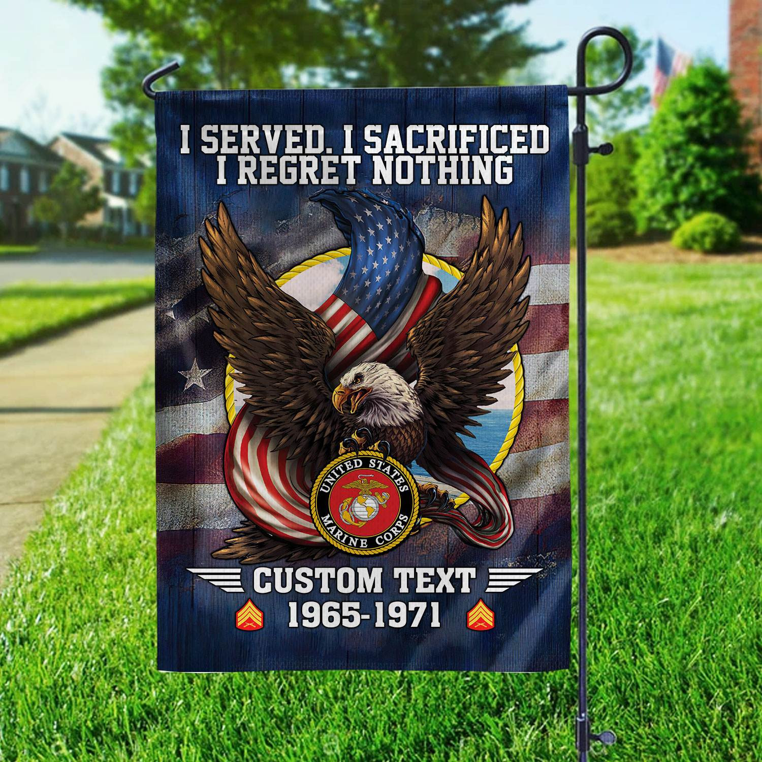 Premium Custom USMC Flag VPVC110603, Gift For Marine Veteran, American Flag, Patriotic Flag, Garden Flag, House Flag Premium Custom USMC Flag VPVC110603, Gift For Marine Veteran, American Flag, Patriotic Flag, Garden Flag, House Flag