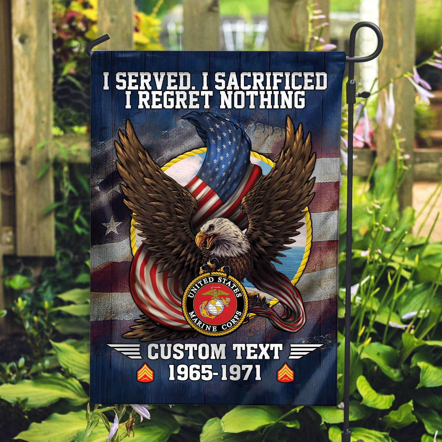 Premium Custom USMC Flag VPVC110603, Gift For Marine Veteran, American Flag, Patriotic Flag, Garden Flag, House Flag Premium Custom USMC Flag VPVC110603, Gift For Marine Veteran, American Flag, Patriotic Flag, Garden Flag, House Flag