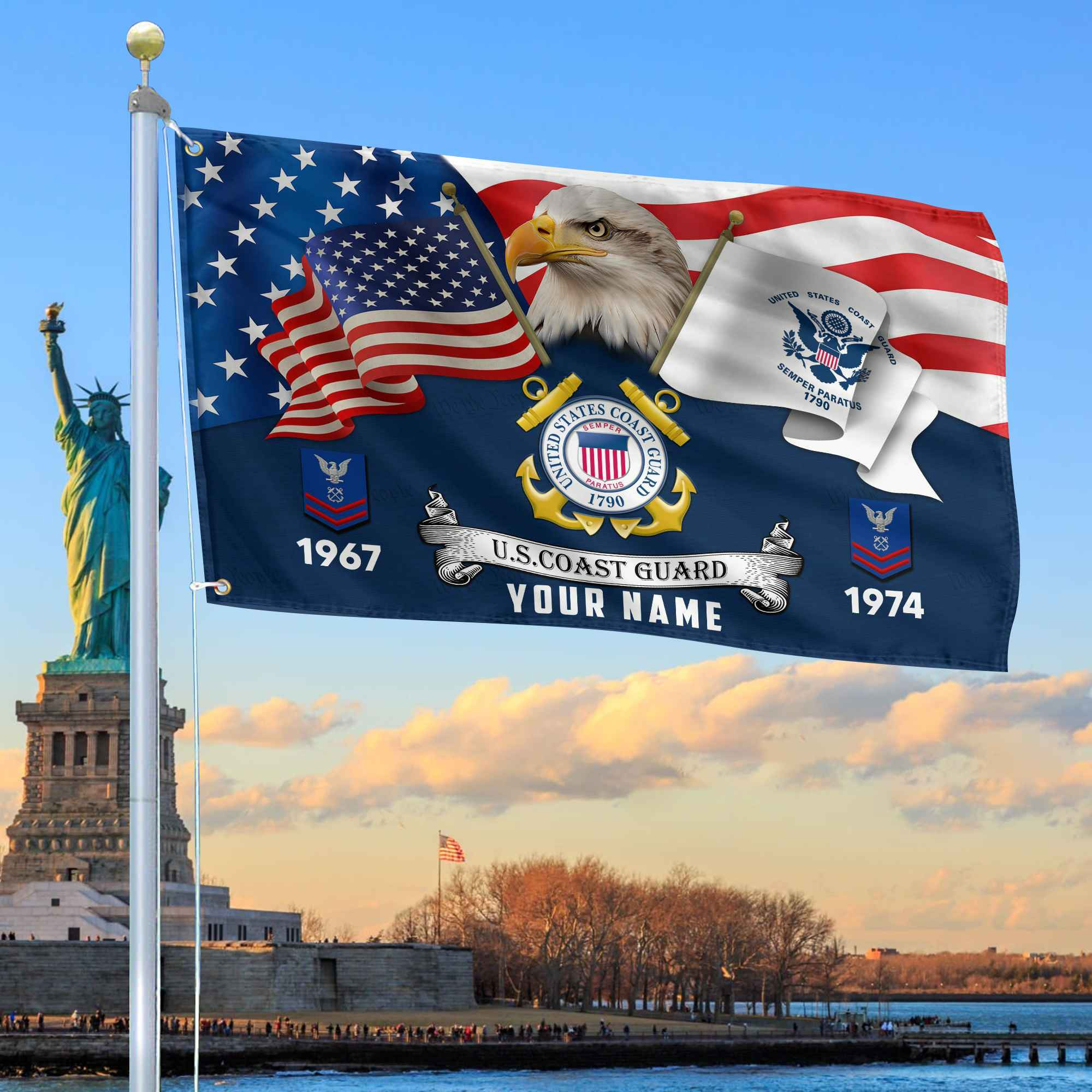 Premium Custom USCG Grommet Flag VPVC105305, Gifts For Coast Guard Veteran, Best Gifts On Father’s Day, Armed Forces Day, Independence Day, Veterans Day. Premium Custom USCG Grommet Flag VPVC105305, Gifts For Coast Guard Veteran, Best Gifts On Father’s Day, Armed Forces Day, Independence Day, Veterans Day.
