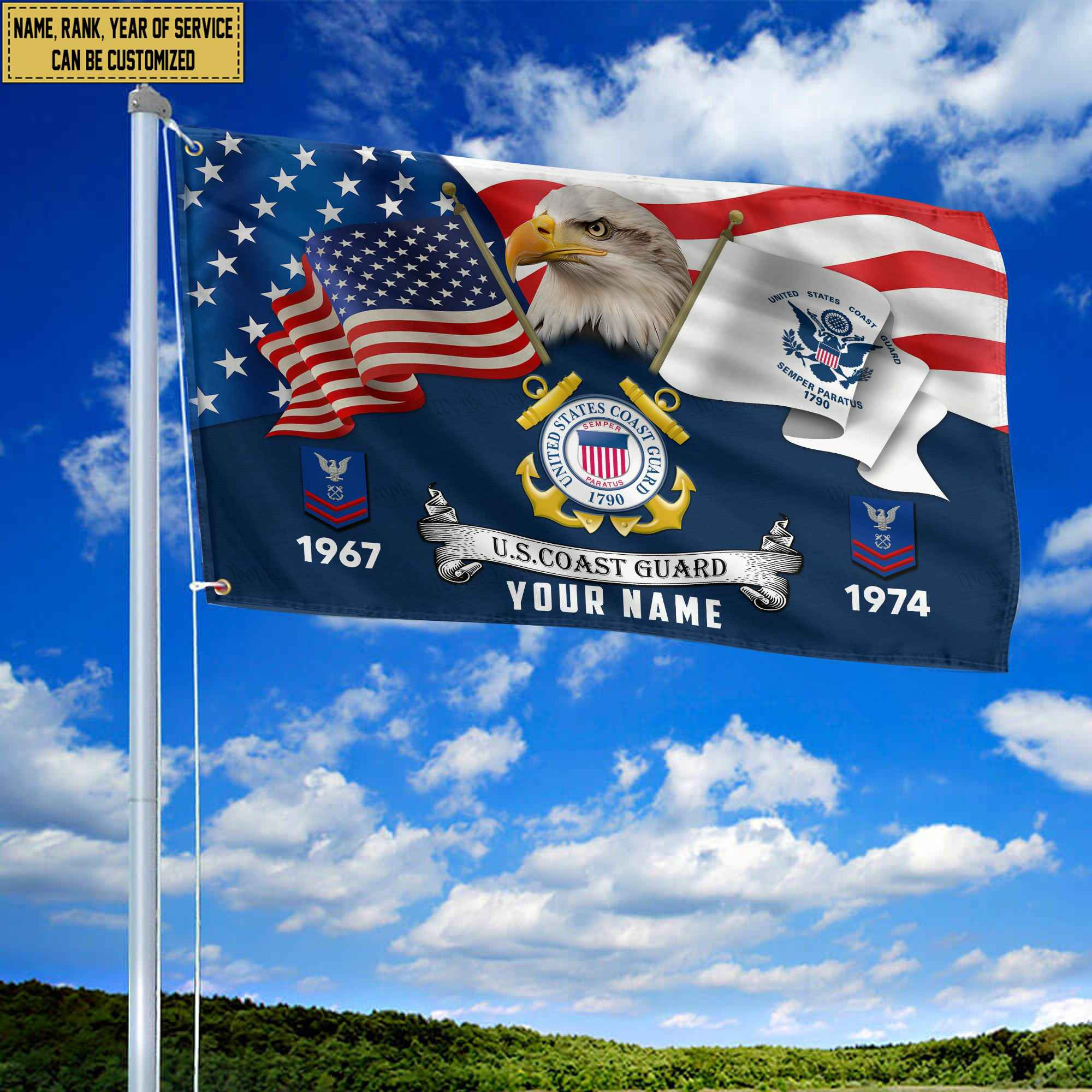 Premium Custom USCG Grommet Flag VPVC105305, Gifts For Coast Guard Veteran, Best Gifts On Father’s Day, Armed Forces Day, Independence Day, Veterans Day. Premium Custom USCG Grommet Flag VPVC105305, Gifts For Coast Guard Veteran, Best Gifts On Father’s Day, Armed Forces Day, Independence Day, Veterans Day.