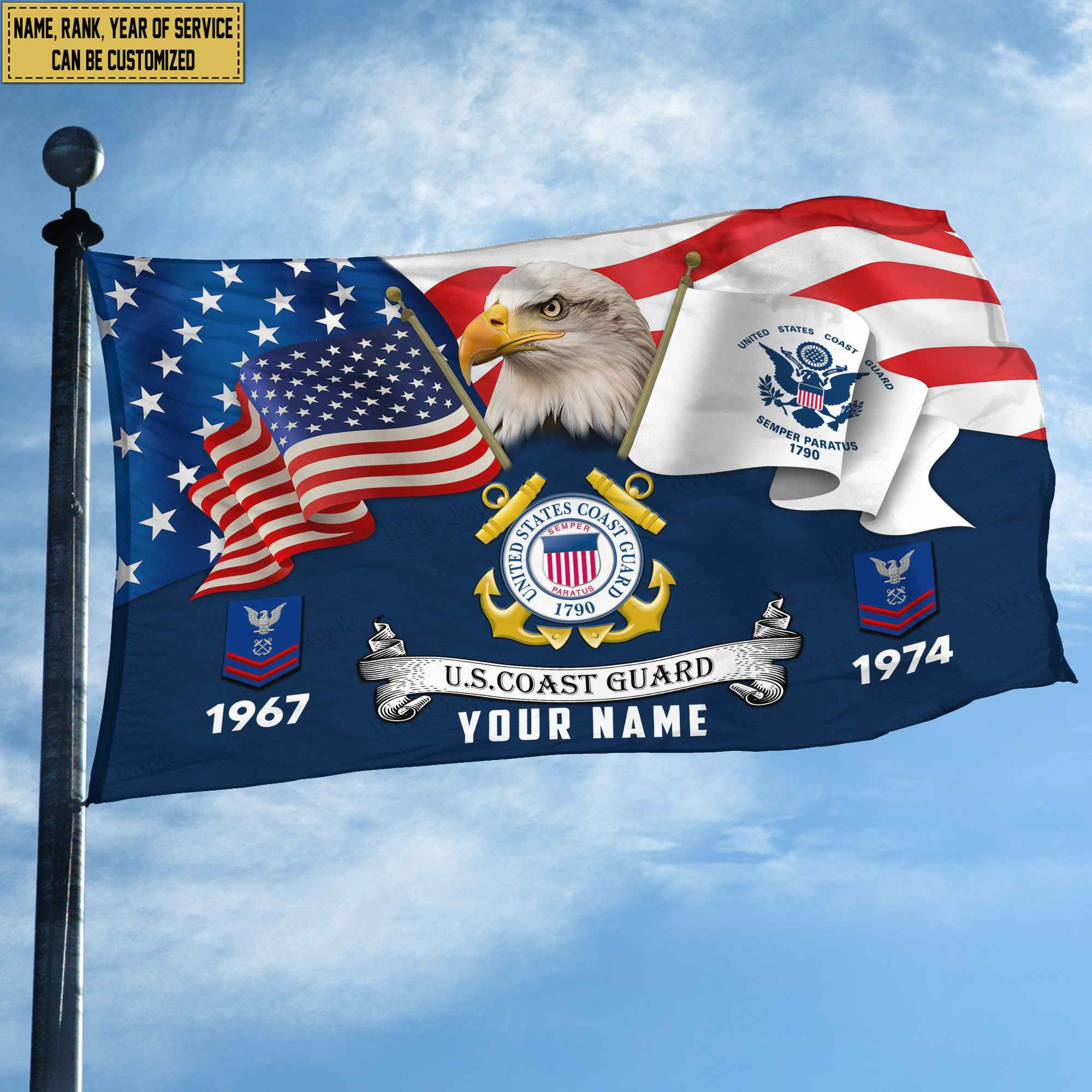 Premium Custom USCG Grommet Flag VPVC105305, Gifts For Coast Guard Veteran, Best Gifts On Father’s Day, Armed Forces Day, Independence Day, Veterans Day. Premium Custom USCG Grommet Flag VPVC105305, Gifts For Coast Guard Veteran, Best Gifts On Father’s Day, Armed Forces Day, Independence Day, Veterans Day.