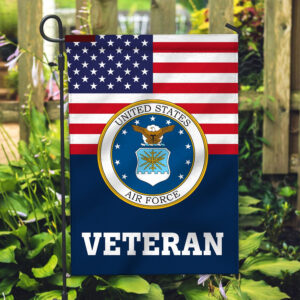 Premium USAF Veteran Flag VPVC111912, Custom Name, Rank, Year, Gift For Air Force Veteran, American Flag, Patriotic Flag, Garden Flag, House Flag, Gifts On Father's Day, Independence Day, Veterans Day. 2 1743146573414.jpg