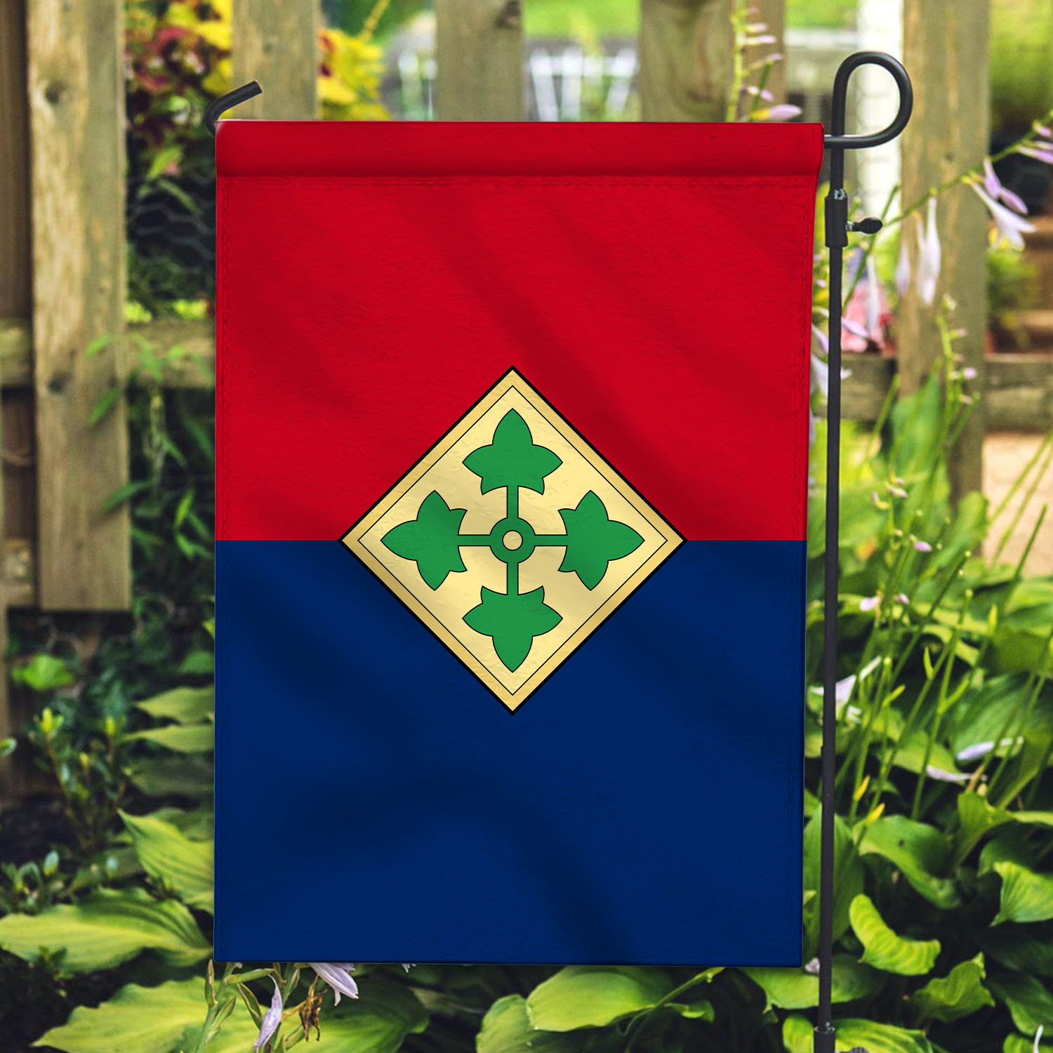 Premium 4th Infantry Division Flag BPVC060513, US Veteran Grommet Flag, Garden Flag, House Flag Premium 4th Infantry Division Flag BPVC060513, US Veteran Grommet Flag, Garden Flag, House Flag
