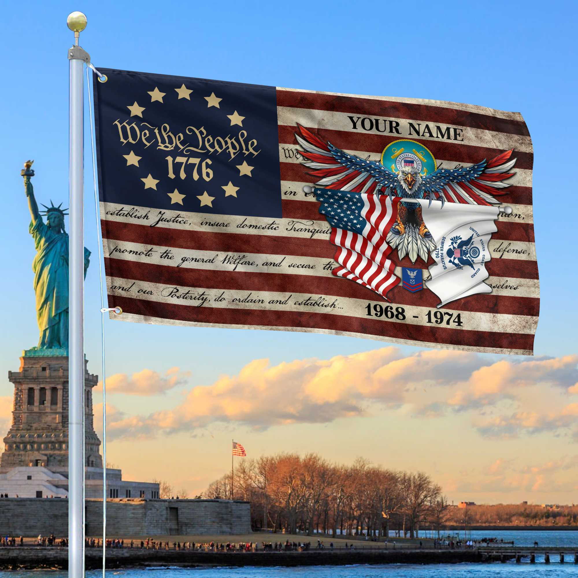 Premium Custom USCG Grommet Flag VPVC105205, Gift For Coast Guard Veteran, Best Gifts On Father’s Day, Memorial Day, Independence Day, Veterans Day. Premium Custom USCG Grommet Flag VPVC105205, Gift For Coast Guard Veteran, Best Gifts On Father’s Day, Memorial Day, Independence Day, Veterans Day.