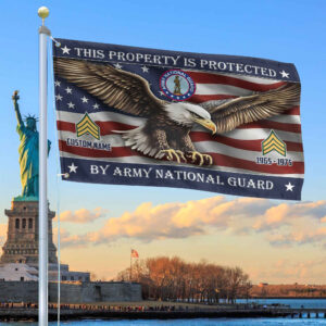 Unique Custom Name, Rank, Year, US Army National Guard Grommet Flag VPVC108508, Gifts For Army National Guard Veteran, Gifts For Dad, For Husband, Best Gifts On Father’s Day, Independence Day, Veterans Day.