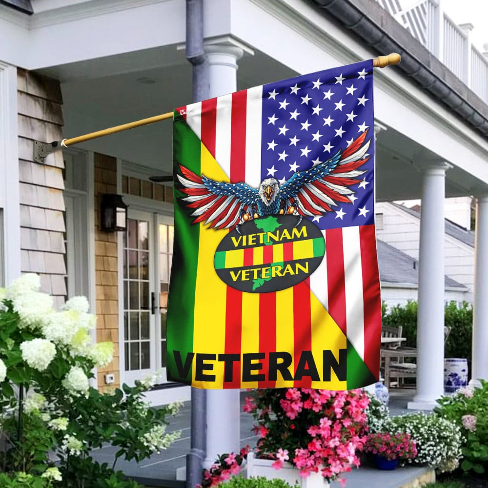 Unique Viet Nam Veteran Flag PVC191104 Unique Viet Nam Veteran Flag PVC191104