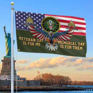 US Army Custom Grommet Flag VPVC106801, Gifts For Army Veteran, Best Gifts On Father’s Day, Armed Forces Day, Independence Day, Veterans Day.