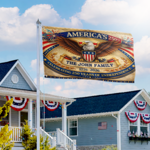Premium Custom America 250th Anniversary Grommet Flag VPVC120160, America 250th Flag, America 250th Birthday, Best Gifts On Independence Day, Veterans Day. 1 1775368350809.png