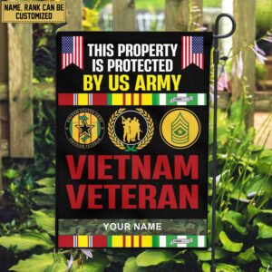 Vietnam Veteran Personalized American Flag, Gift For Vn Veteran, US Veteran Grommet Flag, Garden Flag, House Flag VPVC103606 1 1716533906701.jpg