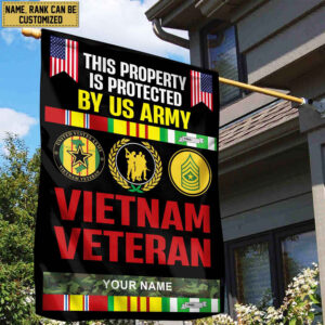 Vietnam Veteran Personalized American Flag, Gift For Vn Veteran, US Veteran Grommet Flag, Garden Flag, House Flag VPVC103606 2 1716533906691.jpg