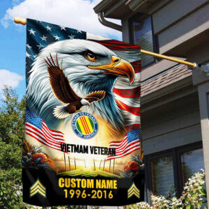 Premium Custom Name, Rank Vietnam Veteran Flag VPVC110206, Gift For Vietnam Veteran, American Flag, Patriotic Flag, Garden Flag, House Flag, Best Gifts On Father's Day, Independence Day, Veterans Day. 1 1742972678344.jpg