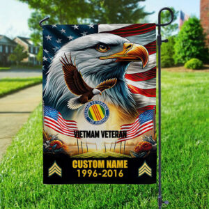 Premium Custom Name, Rank Vietnam Veteran Flag VPVC110206, Gift For Vietnam Veteran, American Flag, Patriotic Flag, Garden Flag, House Flag, Best Gifts On Father's Day, Independence Day, Veterans Day. 2 1742972678365.jpg