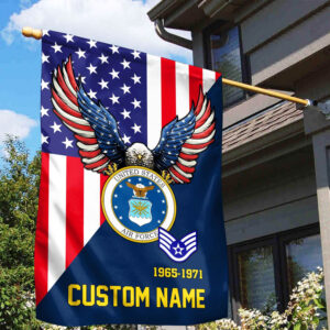Premium Custom USAF Veteran Flag VPVC110812, Gift For Air Force Veteran, American Flag, Patriotic Flag, Garden Flag, House Flag, Gifts On Father’s Day, Independence Day, Veterans Day.