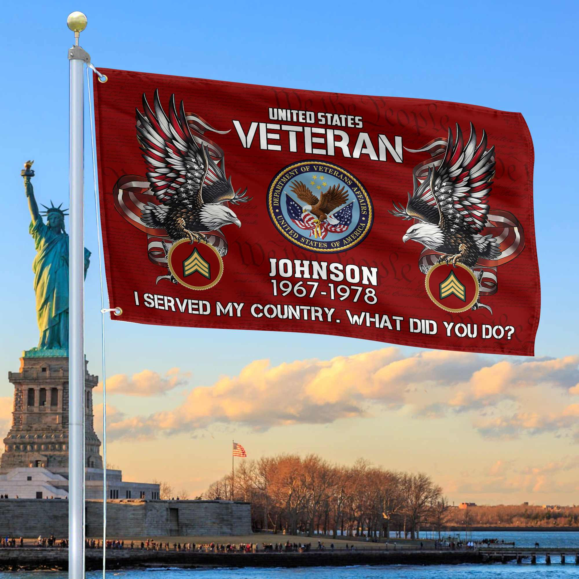 Premium Custom US Veteran Grommet Flag VPVC108407, Gifts For US Veteran, Gifts For Dad, For Husband, Best Gifts On Father’s Day, Armed Forces Day, Independence Day, Veterans Day. Premium Custom US Veteran Grommet Flag VPVC108407, Gifts For US Veteran, Gifts For Dad, For Husband, Best Gifts On Father’s Day, Armed Forces Day, Independence Day, Veterans Day.