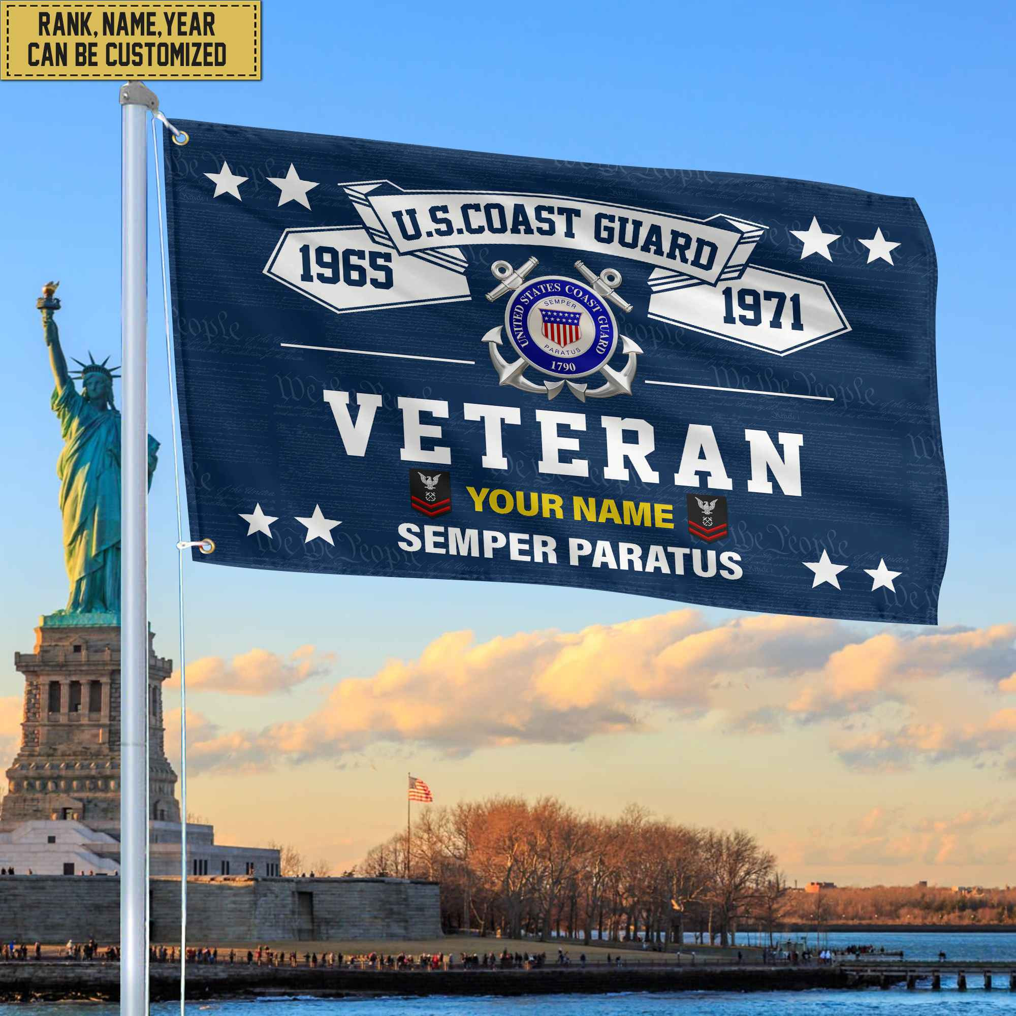 Premium Personalized USCG Veterans Grommet Flag, Gift For Coast Guard Veteran, Gift For Veterans Day, Memorial Day, Father’s Day VPVC104305 Premium Personalized USCG Veterans Grommet Flag, Gift For Coast Guard Veteran, Gift For Veterans Day, Memorial Day, Father’s Day VPVC104305