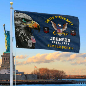 US Navy Custom Grommet Flag VPVC108802, Gifts For Navy Veteran, Best Gifts On Father’s Day, Armed Forces Day, Independence Day, Veterans Day.