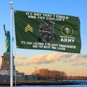 Unique Custom US Army Grommet Flag, Gift For Army Veteran VPVC104701, Gifts For Dad, For Husband, Best Gifts On Father’s Day, Independence Day, Veterans Day.
