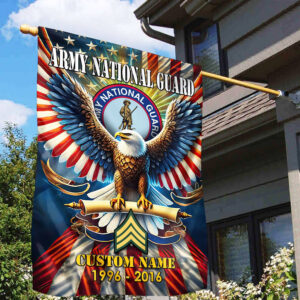 Premium Custom Name, Rank US Army National Guard Flag VPVC110308, Gift For Army National Guard Veteran, American Flag, Patriotic Flag, Garden Flag, House Flag, Best Gifts On Father's Day, Independence Day, Veterans Day. 1 1742973751177.jpg