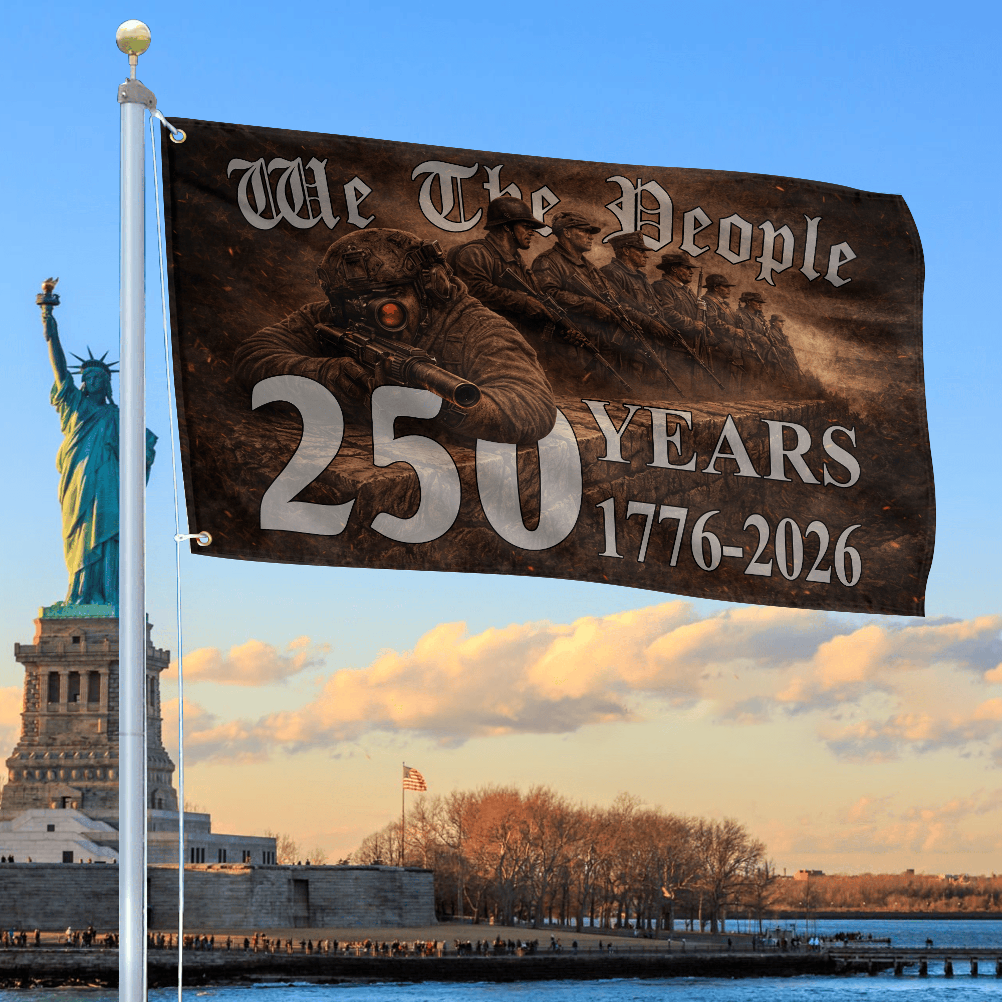 Premium America 250th Anniversary Grommet Flag VPVC120171, America 250th Flag, America 250th Birthday, Best Gifts On Independence Day, Veterans Day. Premium America 250th Anniversary Grommet Flag VPVC120171, America 250th Flag, America 250th Birthday, Best Gifts On Independence Day, Veterans Day.