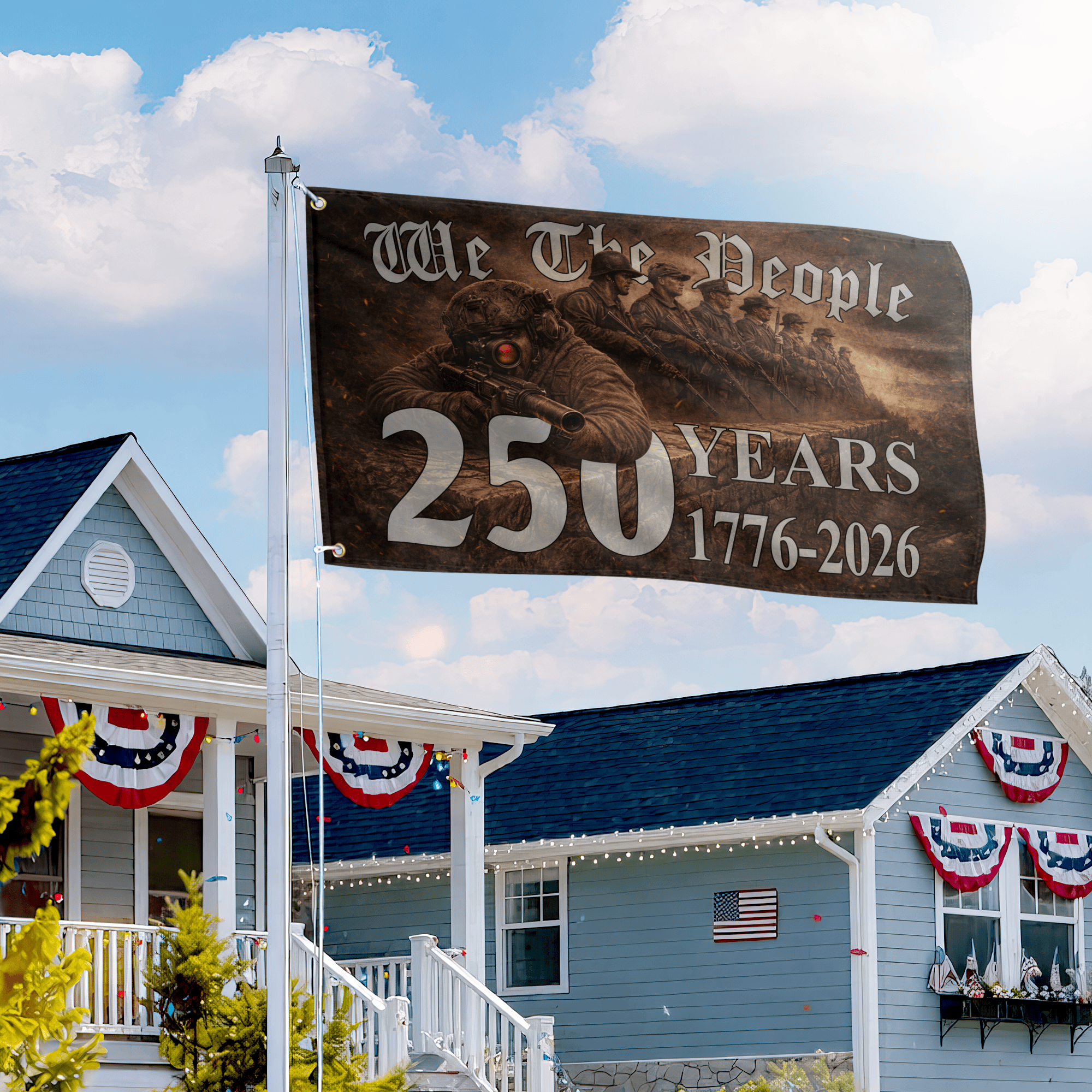 Premium America 250th Anniversary Grommet Flag VPVC120171, America 250th Flag, America 250th Birthday, Best Gifts On Independence Day, Veterans Day. Premium America 250th Anniversary Grommet Flag VPVC120171, America 250th Flag, America 250th Birthday, Best Gifts On Independence Day, Veterans Day.