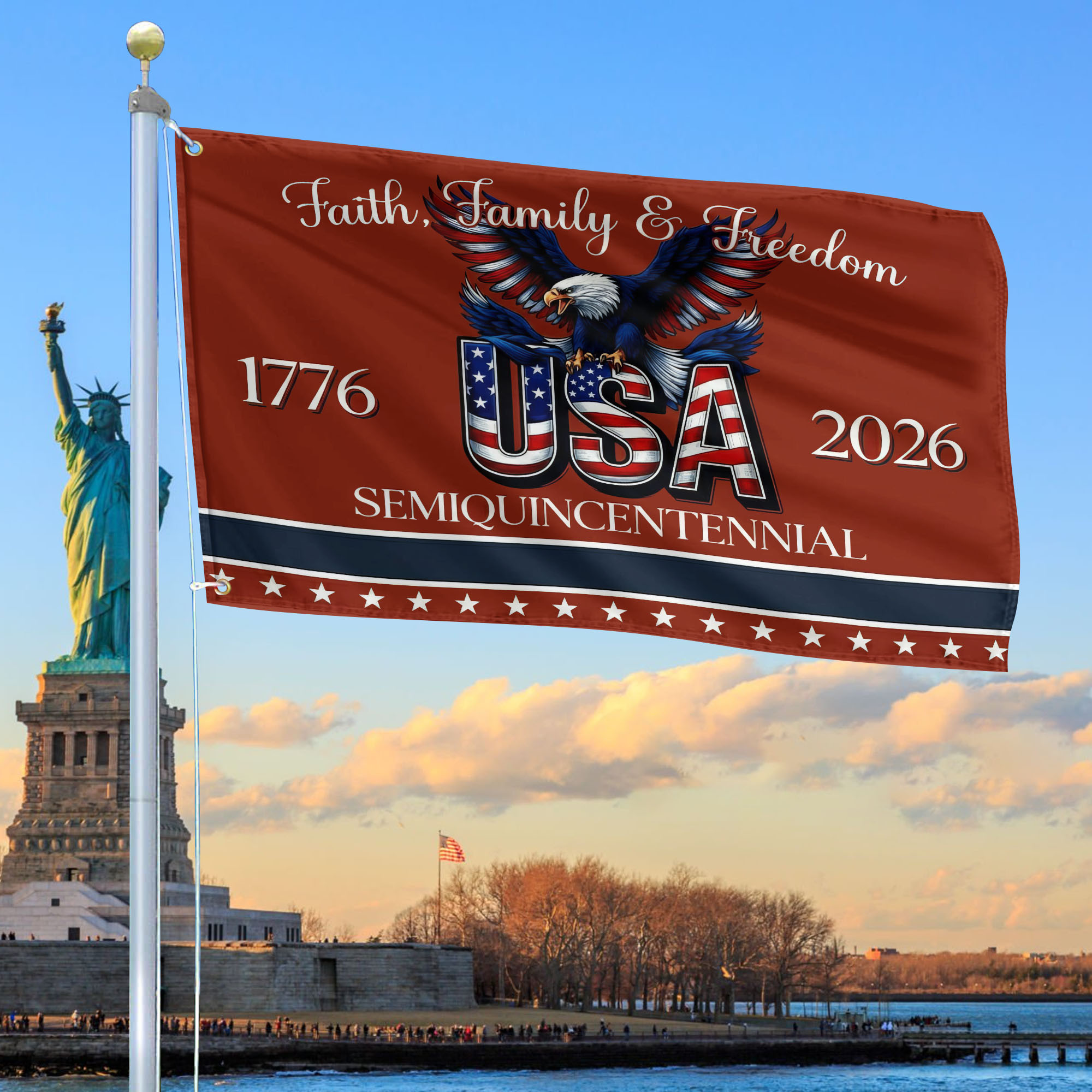 Premium America 250th Anniversary Grommet Flag VPVC120083, America 250th Flag, America 250th Birthday, Best Gifts On Independence Day, Veterans Day. Premium America 250th Anniversary Grommet Flag VPVC120083, America 250th Flag, America 250th Birthday, Best Gifts On Independence Day, Veterans Day.