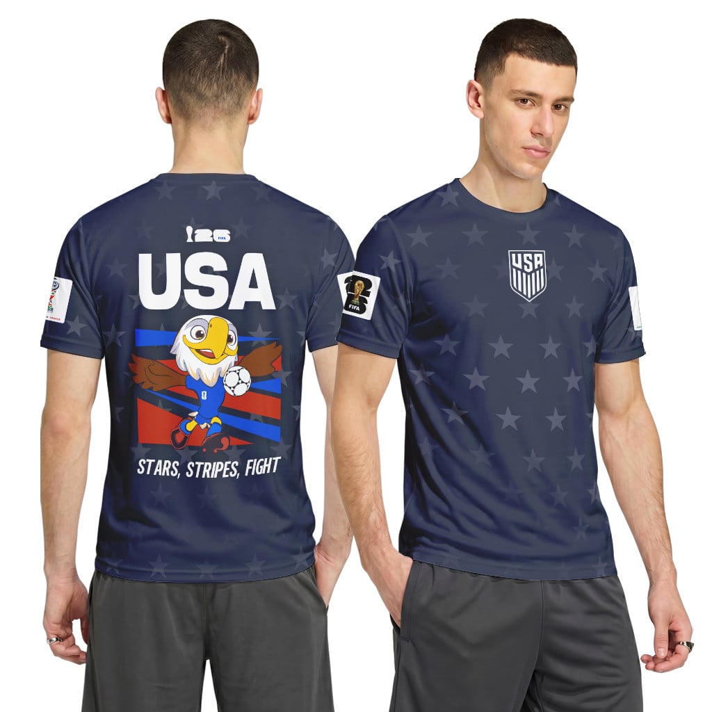USA AOP T-Shirt Eagle Stars Away World Cup 2026 USA AOP T-Shirt Eagle Stars Away World Cup 2026