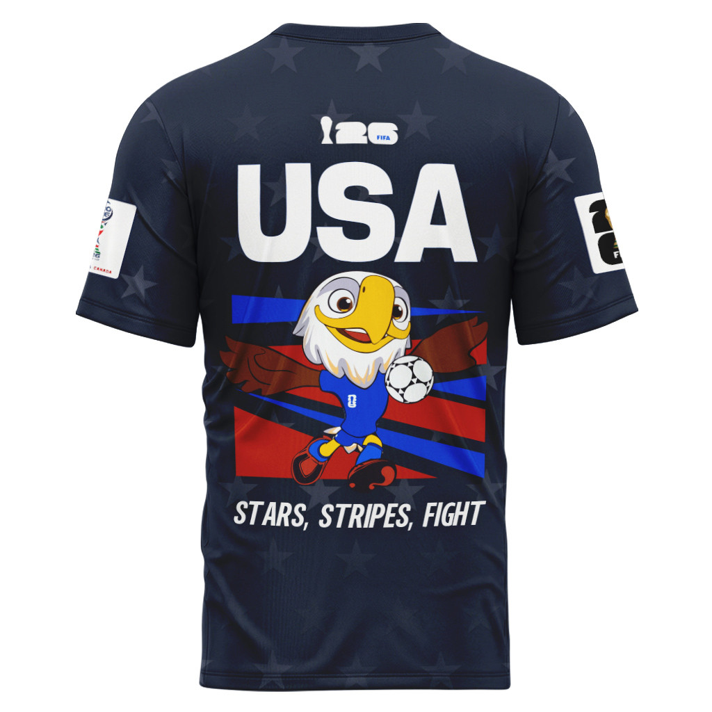 USA AOP T-Shirt Eagle Stars Away World Cup 2026 USA AOP T-Shirt Eagle Stars Away World Cup 2026