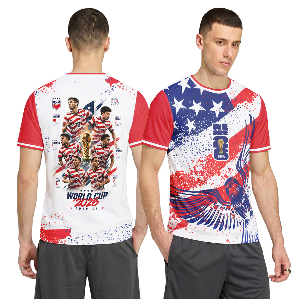USA World Cup Champions Tribute AOP T-Shirt USA World Cup Champions Tribute AOP T-Shirt