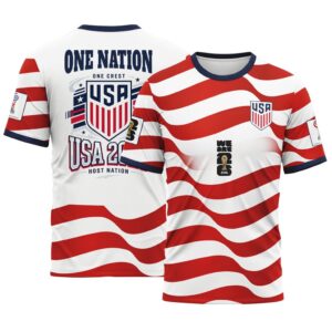 USA AOP T-Shirt Host Nation Home World Cup 2026